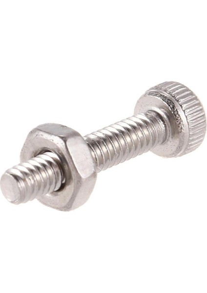 50 Takım M2X10MM Altıgen Soket Başlı Tırtıllı Başlık Vidaları Cıvata Somunu (Yurt Dışından)