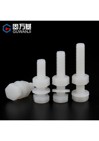 Naylon Dış Altıgen Vida Somunu Seti Daquan Yalıtım Plastik Kombinasyon Cıvatası Düz Pul Eşleştirme Vidası M3-M12 (Yurt Dışından) modelleri