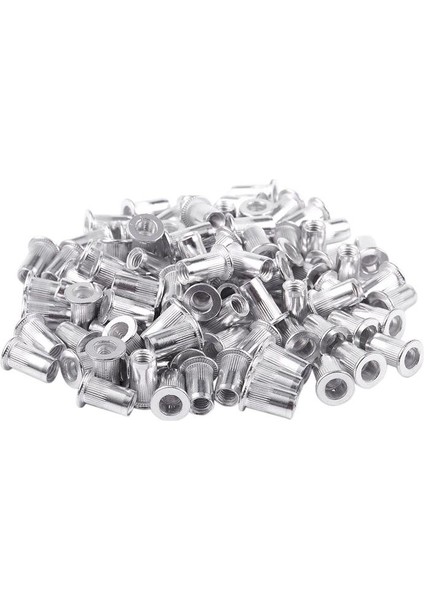 M5 Alüminyum Dişli Rivnuts Düz Başlı Perçin Somunları Nutserts 100 Adet (Yurt Dışından) fiyatları