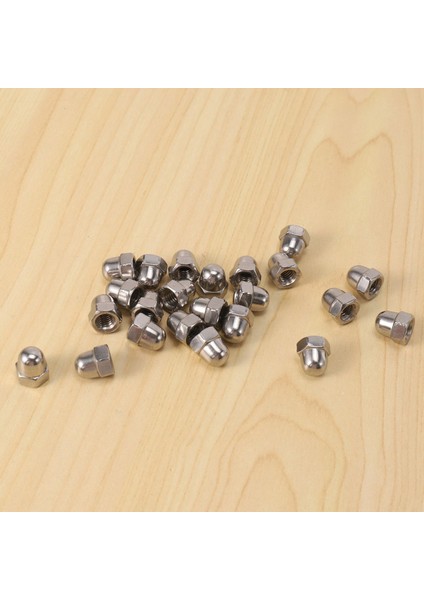 M6 Konu Dia Kubbe Kafası 304 Paslanmaz Çelik Kapak Meşe Palamudu Altıgen Somunlar 40 Adet (Yurt Dışından) fiyatları