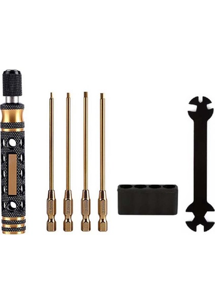 Altıgen Tornavida 1.5 2.0 2.5 3.0mm Hızlı Değişim Altıgen Anahtar Altıgen Vidalar Anahtarı Aracı Rc Araba Paletli SCX10 Trx-4 (Yurt Dışından)