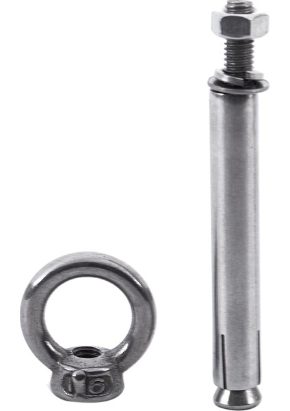 2 Adet Paslanmaz Çelik Ham Stil Kalkan Çapa Göz Cıvataları M6 x 82MM (Yurt Dışından) indirimleri