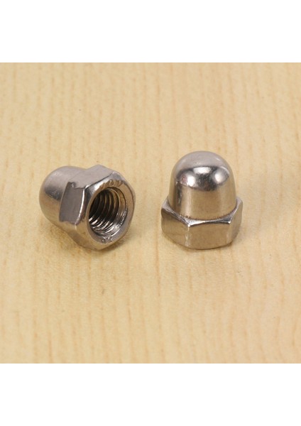 M6 Konu Dia Kubbe Kafası 304 Paslanmaz Çelik Kapak Meşe Palamudu Altıgen Somunlar 40 Adet (Yurt Dışından) fırsatları