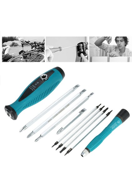 Oryantal Penggong Tornavida Setleri 10 Adet Cr-V Manyetik Oluklu Phillips Yıldız Ev Aletleri Tamir Çok Fonksiyonlu El Aleti Seti (Yurt Dışından) fiyatları