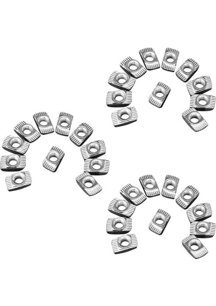 300 Adet M5 Çekiç Somun Caon Çelik Alüminyum Konnektör T Bağlantı Elemanı Sürgülü Somun (Yurt Dışından)