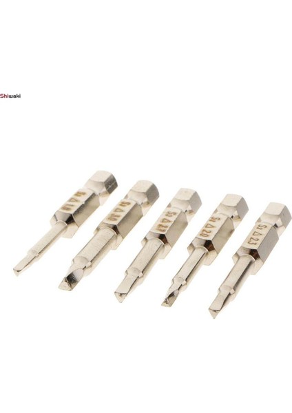 Adet Manyetik Üçgen Kafa Tornavida Uçları Uç Seti S2 Çelik 1/4 (Yurt Dışından)