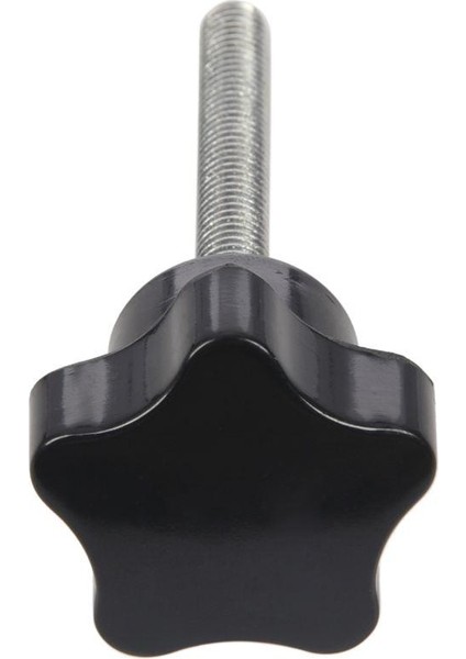 6 Adet M6 x 50 mm Kilitli Yıldız Şekilli Plastik Başlık, Erkek Dişli Topuz Tutma Yeri (Yurt Dışından)