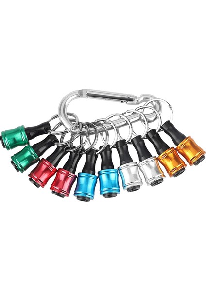 10 Adet 1/4 Inç Hex Shank Tornavida Uçları Uzatma Çubuğu Anahtarlık Vidası (Yurt Dışından)