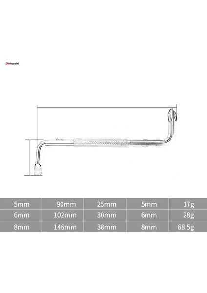 Parça Ofset Tornavida Seti, Çelik, Z Tipi, Kısa Şaftlı, Çift Başlı, 5/6/8mm (Yurt Dışından) indirimleri