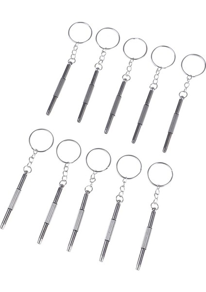 10 Adet Ev Güneş Gözlüğü Gözlük Cep Telefonu Saat Onarım Anahtarlık Tornavida Aracı Sevıch (Yurt Dışından)