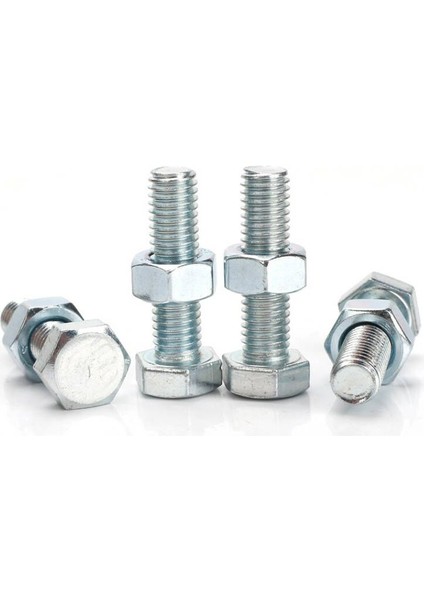 4.8 Sınıf Galvanizli Vida Somunu Seti Dış Altıgen Cıvata M6M8M10M12 Ulusal Standart GB30 Vida Somunu Seti (Yurt Dışından) modelleri