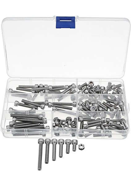 Geleneksel 110 Adet Suleve M5SH3 M5 Paslanmaz Çelik 304 Düğme Kafası Altıgen Soket Vidalı Cıvata Çeşitler Kutusu (Yurt Dışından) modelleri