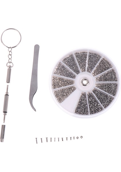 1000 Adet Minik Vida Somunu + Tornavida Izle Gözlük Gözlük Tamir Aracı Seti Kiti (Yurt Dışından) modelleri