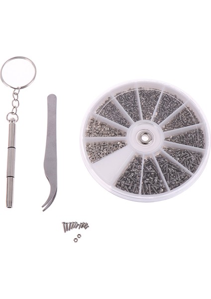 1000 Adet Minik Vida Somunu + Tornavida Izle Gözlük Gözlük Tamir Aracı Seti Kiti (Yurt Dışından) fırsatları