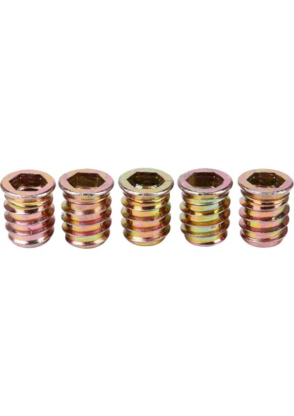 5 Adet Dişli Insert M10 x 20 mm & 25 Adet M8 Somun Dişli Perçin (Yurt Dışından)
