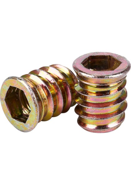 5 Adet Dişli Insert M10 x 20 mm & 25 Adet M8 Somun Dişli Perçin (Yurt Dışından)