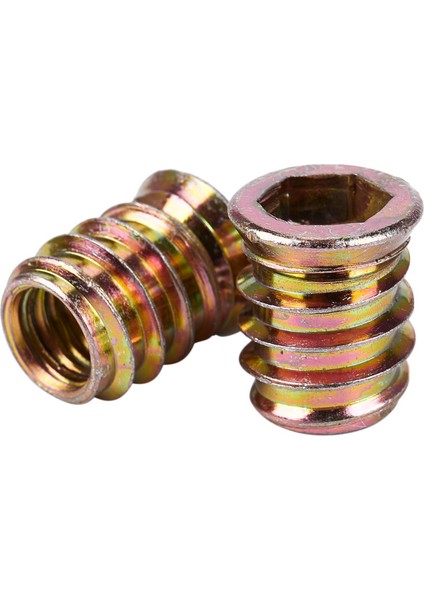 5 Adet Dişli Insert M10 x 20 mm & 25 Adet M8 Somun Dişli Perçin (Yurt Dışından)