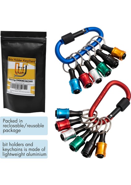 Kolay Serbest Bırakma ve Hızlı Değiştirme Uç Tutucu Tornavida Uç Tutucu 2 Takım 6pcs 1/4 Matkap Ucu Tutucu (Yurt Dışından) fırsatları