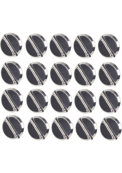 Hyqzltca 20 Takım Deri Kemer 5 x 6 mm Gümüş Vidalı Bağlama (Yurt Dışından) indirimleri