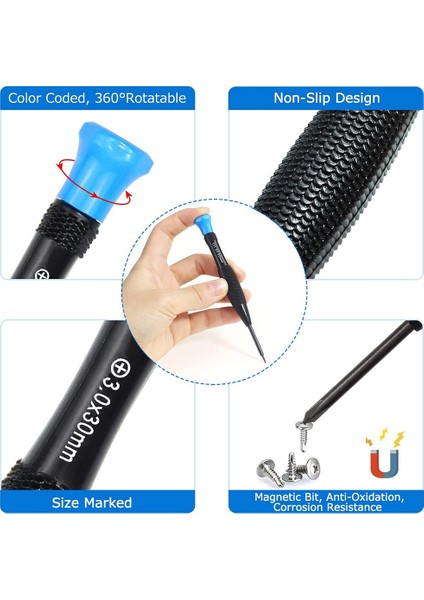 30'u 1 Arada Torx Tornavida Seti Manyetik Hassas Tornavida Seti (Yurt Dışından) indirimleri