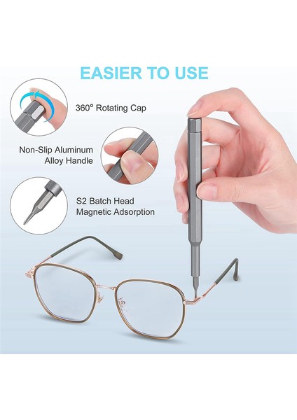 1 Takım Hassas Tornavida Seti Manyetik Mini Tornavida Seti Sağlam Elektronik Tornavida (Yurt Dışından) indirimleri