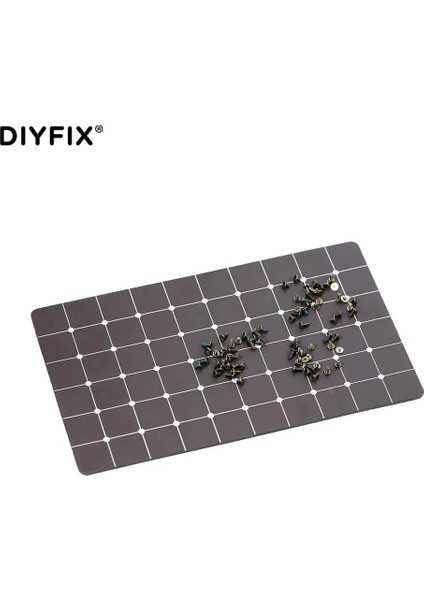 Dıyfıx 2uul 155*98MM Siyah Manyetik Vida Depolama Mat Cep Telefonu Tamir Masaüstü Organizasyon Depolama Pedi (Yurt Dışından) modelleri