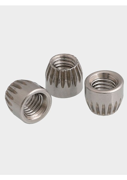 304/201 Paslanmaz Çelik Konik Somun Tırtıllı Patlama Genleşme Kaymaz Koni Dişi Vidalı Kapak M6M8M10M12MM (Yurt Dışından) fiyatları