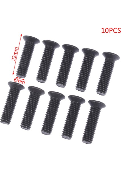 10 Adet Sabitleme Vidası M6 * 22 Sol El Konu 1/2''unf Matkap Chuck Shank Adaptörü Güneş Işığı Süper Mağaza (Yurt Dışından) fiyatları
