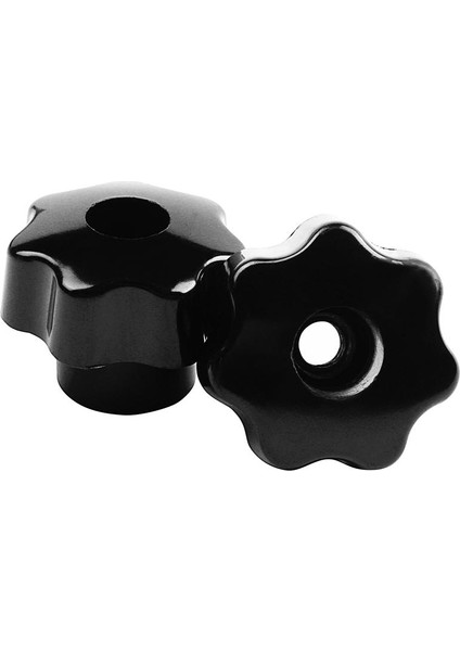 5 Adet Siyah Yıldız Kavrama Topuzu, Dişi Diş Çapı 8 Mm, Kafa Çapı 40 mm (Yurt Dışından) fırsatları