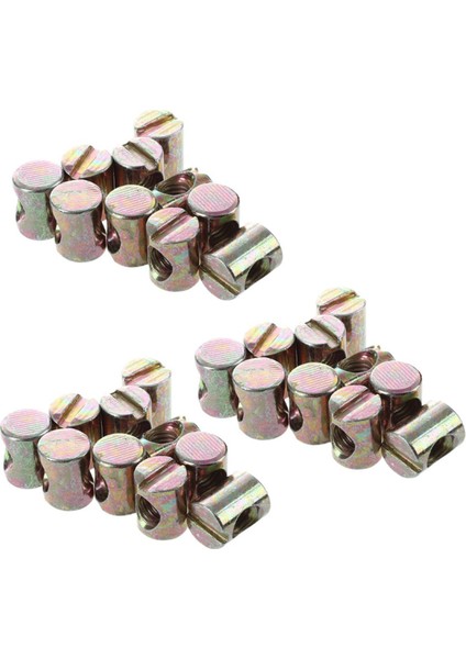 30 Adet M6 Cıvata Çapraz Dübel Oluklu Somun Yataklar Için Beşik Sandalyeler (Yurt Dışından)