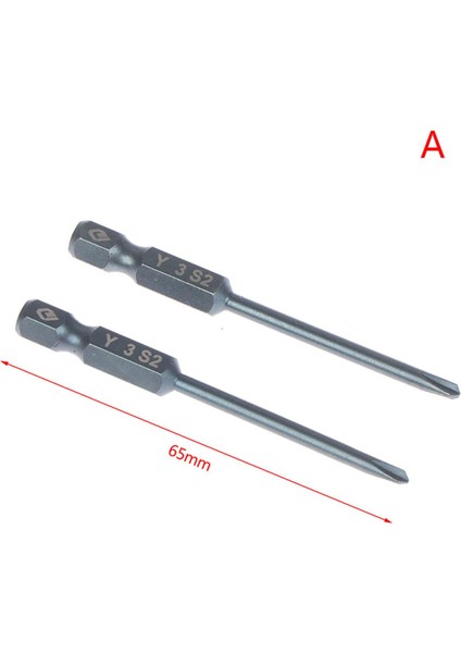 Tornavida Ucu Seti Üç Kanatlı Elektrikli Sürücüler Y Ucu Kafa Y3 Y4 Y5 Y6 Matkap Ucu Güneş Işığı Süper Mağaza (Yurt Dışından)