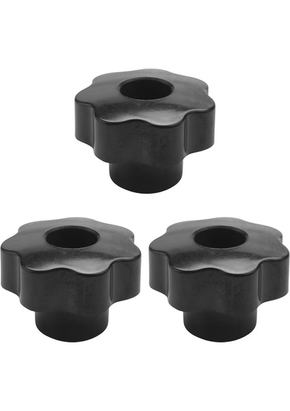 Zoroom 3 Adet M10 10MM Dia Konu Siyah Plastik Yıldız Kafa Sıkma Topuzu Kavrama (Yurt Dışından) fiyatları