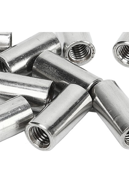 Bakım Yuvarlak Bağlantı Somunu Paslanmaz Çelik M8X1.25 25MM Uzunluk Aşınmaya Dirençli Çubuk Bağlantı Somunu (Yurt Dışından) modelleri