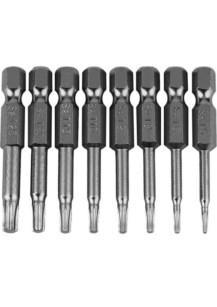 8 Adet Manyetik Torx Tornavida Uçları Seti Elektrikli 50MM Uzunluk (Yurt Dışından) indirimleri