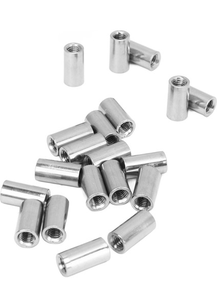 20 Adet Yuvarlak Bağlantı Somunu Paslanmaz Çelik M5 Dişi Dişli Bağlantı Somunu Seti (Yurt Dışından) fırsatları