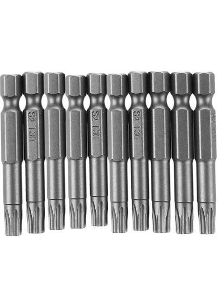 6mm T30 Kafa 50MM Uzun Manyetik Torx Tornavida Uçları Aracı 10 Adet (Yurt Dışından)