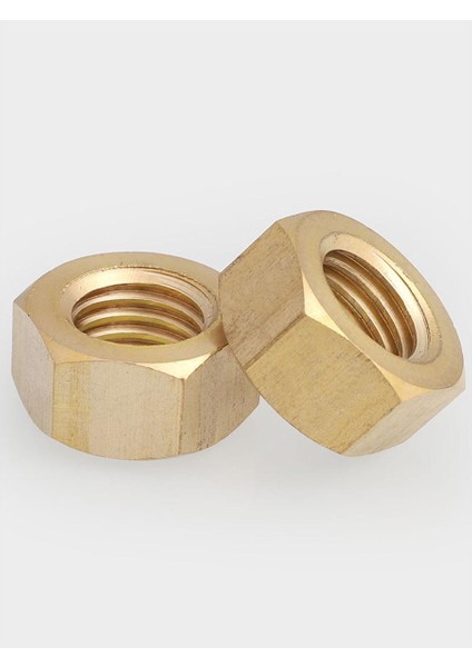 Bakır Somun Bakır Altıgen Vidalı Kapaklı Pirinç Somun Ulusal Standart M2/M2.5/M3M4M5M6M8M10M12M18 (Yurt Dışından)