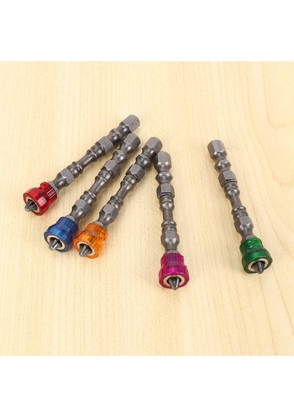 5x Hex Manyetik Tornavida 65MM S2 Ph2 Tek Kafa Bit Aracı 5 Renk (Yurt Dışından) modelleri