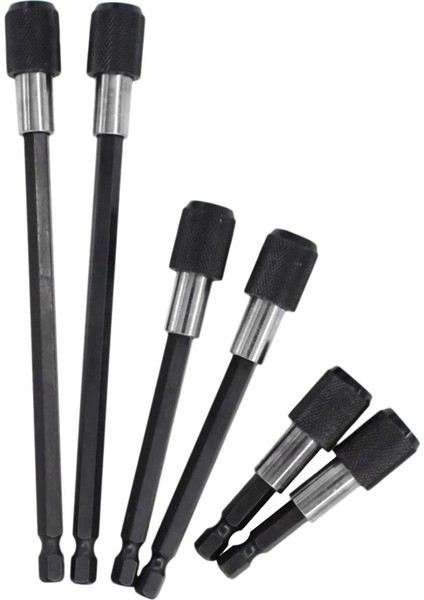 Adet 1/4 Inç Hex Hızlı Değişim Serbest Bırakma Manyetik Tornavida Matkap Uçları Araçları Bahar Tutucu Uzatma Seti (Yurt Dışından)