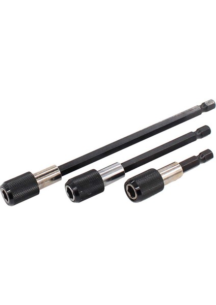 Matkap Uzatması - 2 x 60 mm Manyetik Matkap Ucu Tutucu Uzantısı 2 x 100 mm Manyetik Matkap Ucu Tutucu Uzantısı 2 x 150 mm Manyetik Matkap Ucu Tutucu Uzantısı - Siyah ve Gümüş (Yurt Dışından) fiyatları