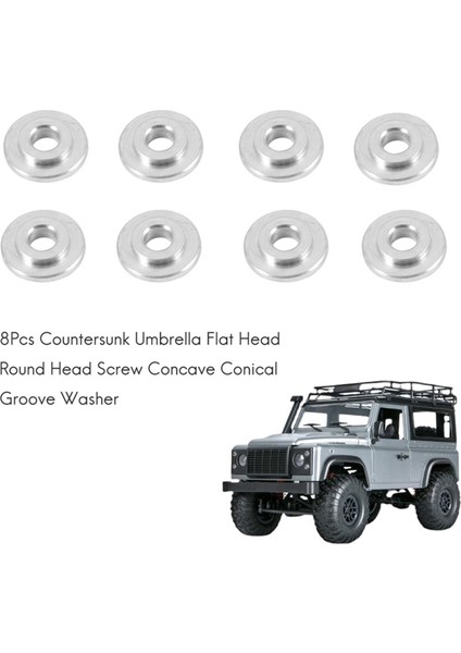 8 Adet Havşa Şemsiye Düz Kafa Yuvarlak Başlı Vida Içbükey Konik Oluk Yıkayıcı Mn D90 D91 MN99S Rc Araba Parçaları (Yurt Dışından) fiyatları