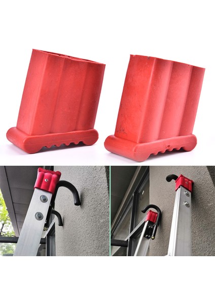 Adet Yedek Kaymaz Basamak Merdiven Ayak Kapağı Kauçuk Ayak Tutma Kapağı (Yurt Dışından)