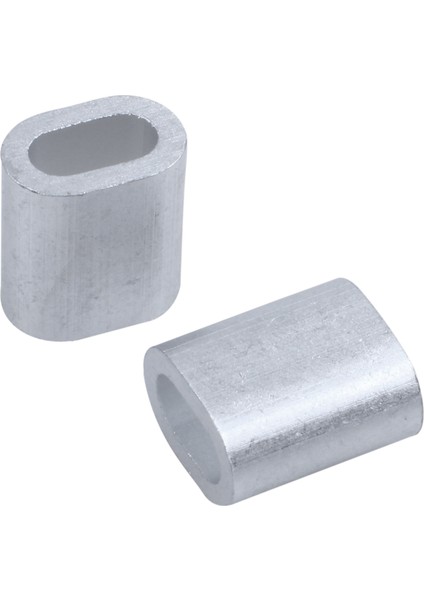 Quanbu 2mm Alüminyum Çift Delikli Tel Halat Kelepçe Klip Kol 80 Adet (Yurt Dışından) modelleri