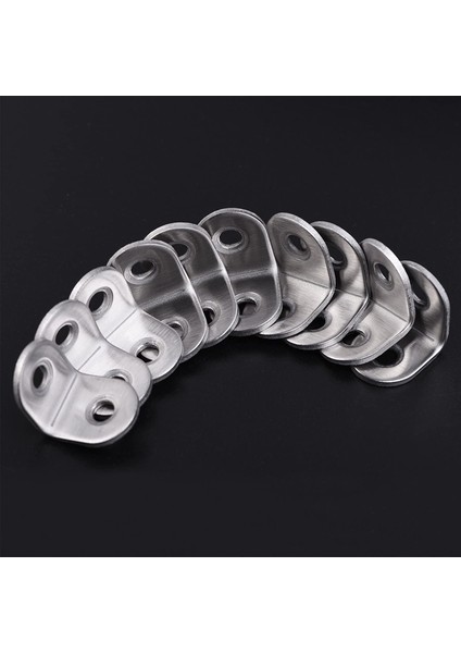 10 Paket 20 x 20 mm Köşe Braketi ve Masa ve Sandalye Sabitleme Için 20X Vidalı Köşe Braketi (Yurt Dışından)