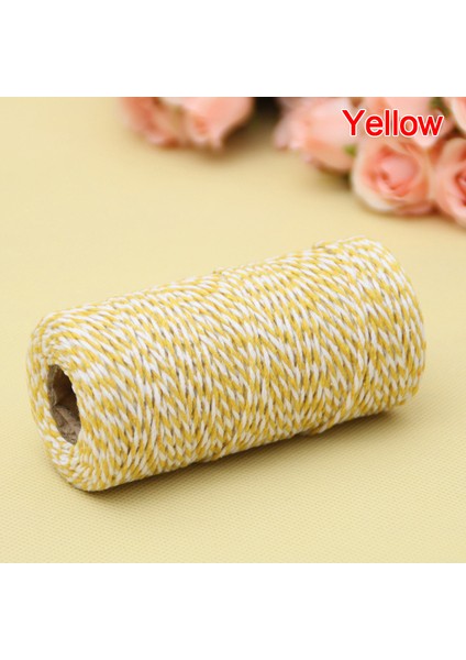 Papercrafting Için 2mm Doğal Pamuk Kordon Dıy Dekoratif El Yapımı Halat (Yurt Dışından)