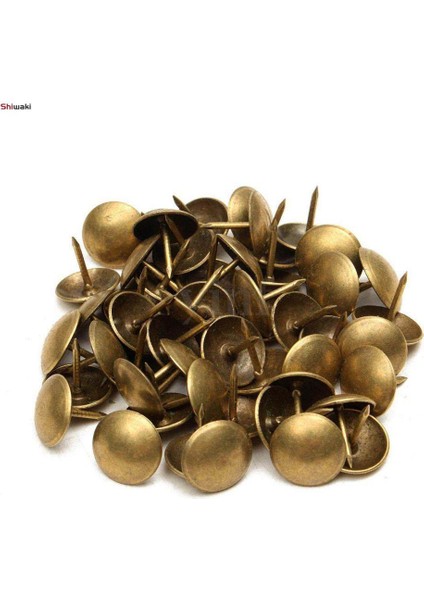 100 x Bronz Döşeme Çivi Pimi-7mm Geniş BAŞLIK-10MM Uzunluk-Saplama/pinye Pimleri (Yurt Dışından) fiyatları