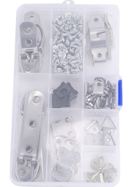 140 Parça Fotoğraf Çerçevesi Asma Kanca Seti, 9 Model Vidalı Kanca (Yurt Dışından) fırsatları