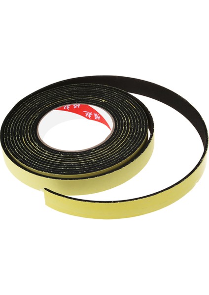 Srıwen 5m Siyah Tek Taraflı Kendinden Yapışkanlı Köpük Bant Kapalı Hücre 20MM Genişlik x 3mm Kalın (Yurt Dışından)