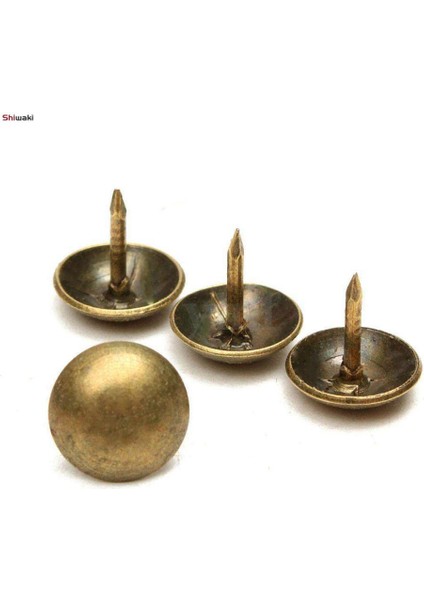 100 x Bronz Döşeme Çivi Pimi-7mm Geniş BAŞLIK-10MM Uzunluk-Saplama/pinye Pimleri (Yurt Dışından) modelleri
