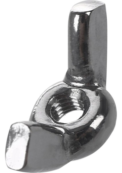 A2/70 (304) Paslanmaz Çelik Kanatlı Somun Kelebek Somun Gümüş, M3 x 0.5mm 40 Adet (Yurt Dışından)